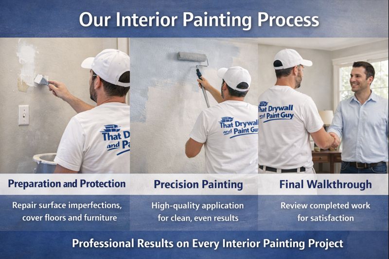 our interior painting process