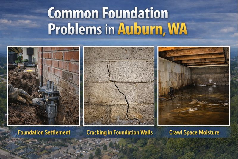 common foundation problems in auburn wa